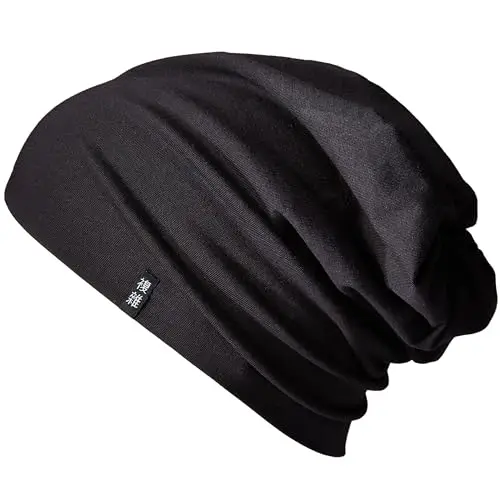 Enter the Complex® Berretto in Jersey Leggero, Uomo e Donna, Slouch Beanie, Cappello in Cotone, Elasticizzato