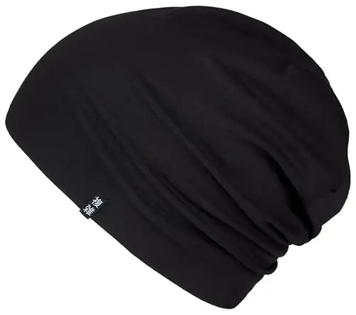 Enter the Complex® Berretto in Jersey Leggero, Uomo e Donna, Slouch Beanie, Cappello in Cotone, Elasticizzato miniatura 2