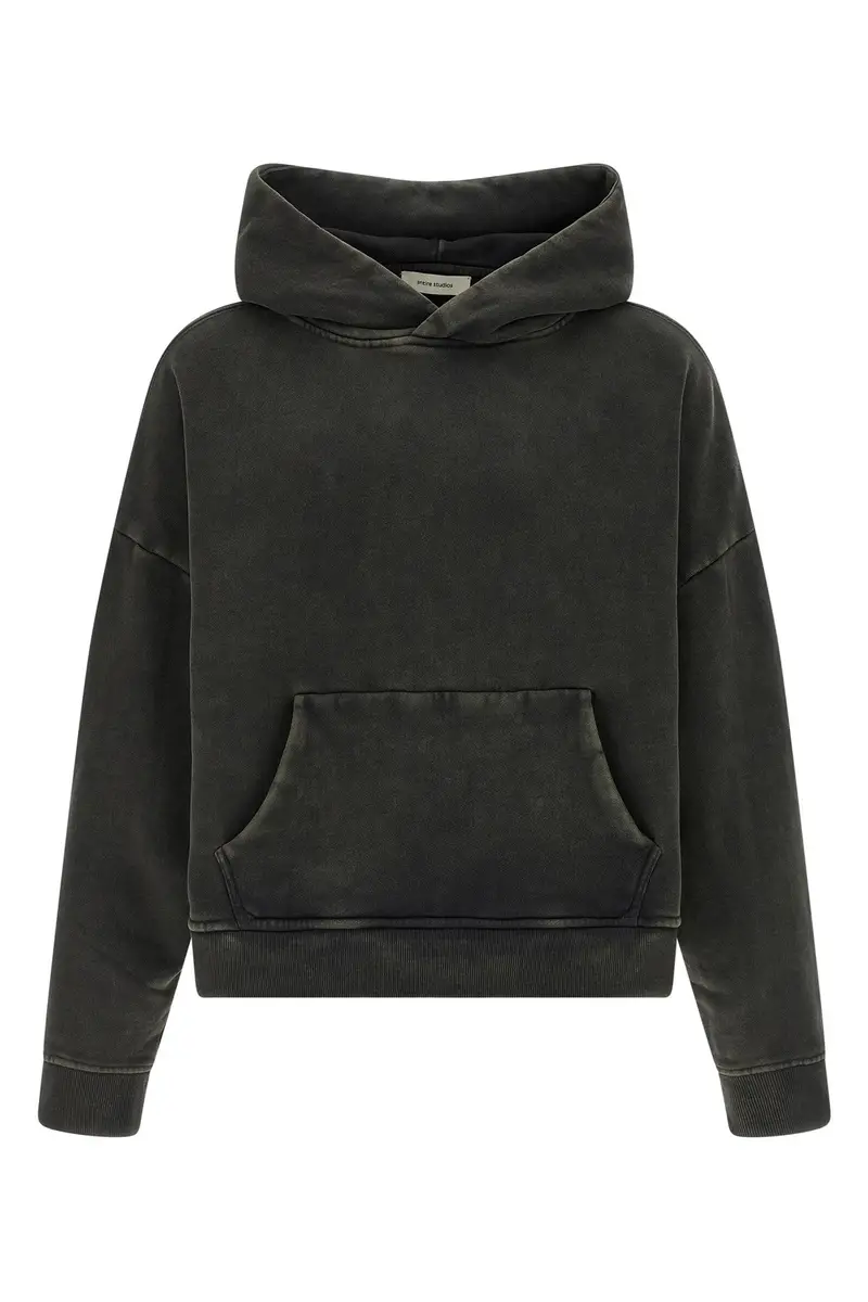 Felpa Con Cappuccio Heavy Grigio