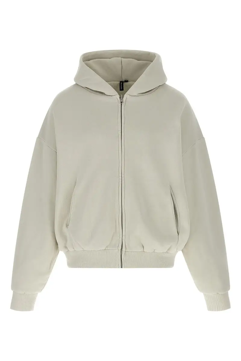 Felpa Con Cappuccio 'Thermal' Bianco