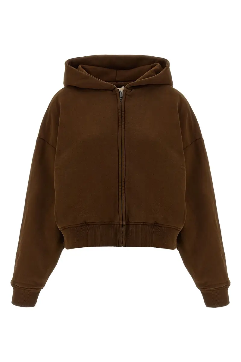 Felpa Con Cappuccio 'Thermal' Marrone