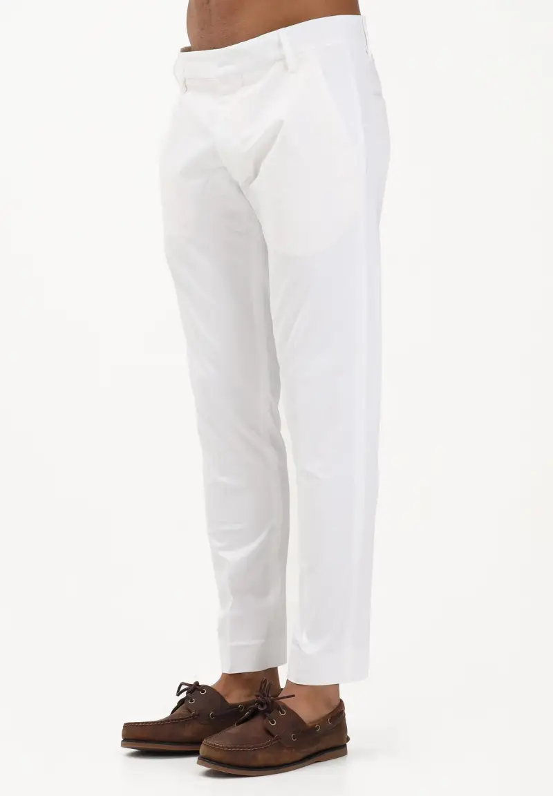 Pantalone elegante bianco da uomo