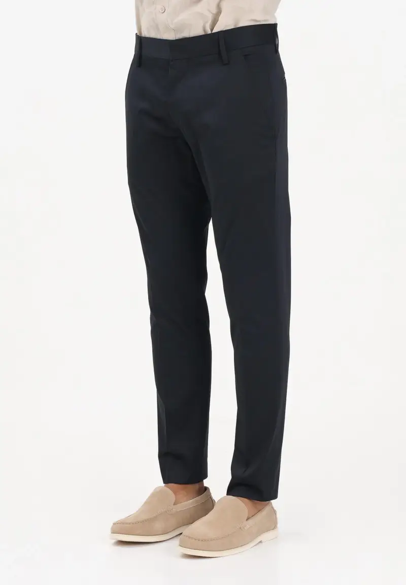 Pantalone elegante blu da uomo