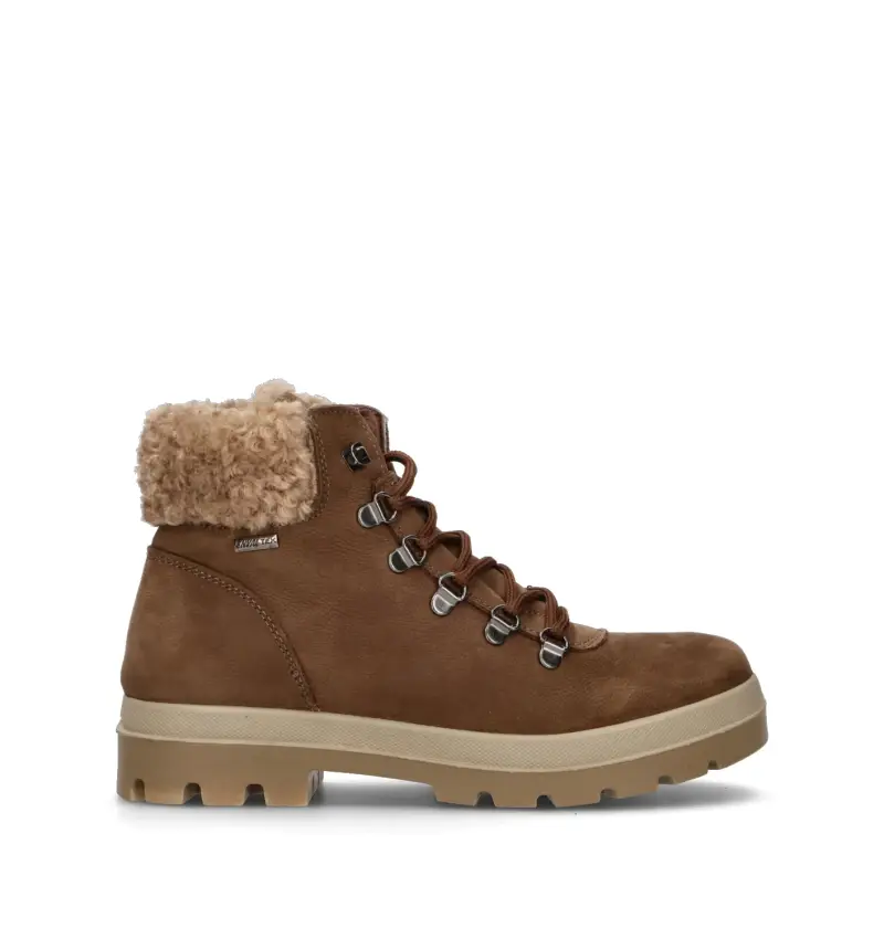 Polacco donna marrone in nabuk Vario