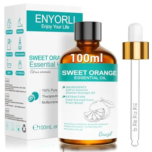 ENYORLI Olio Essenziale Bergamotto 100ml Naturale Puro al 100% per Capelli, Pelle, Diffusore di Aromi, Aromaterapia e miniatura 2