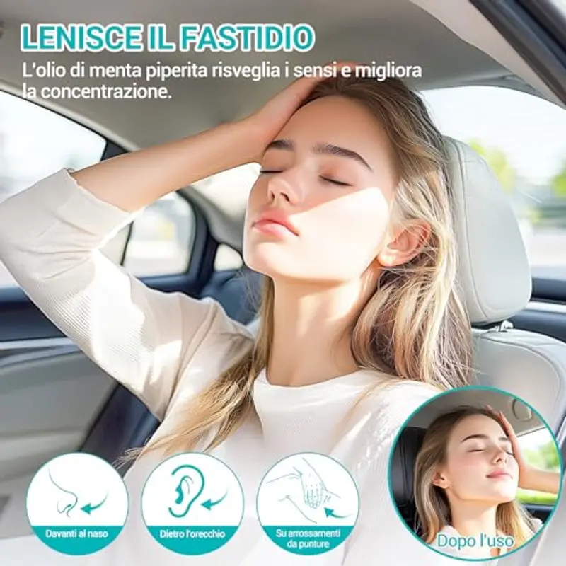 ENYORLI Olio Essenziale di Menta Piperita 100ml 100% Naturale per la Cura della pelle l'aromaterapia il Massaggio e l'aromaterapia Contagocce a Volume Controllato Incluso miniatura 3