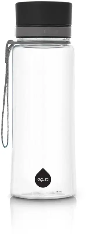 Plain bottiglia per l’acqua colore nero 600 ml