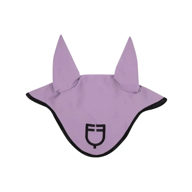 Cappello corto in tessuto tecnico con logo Equestro