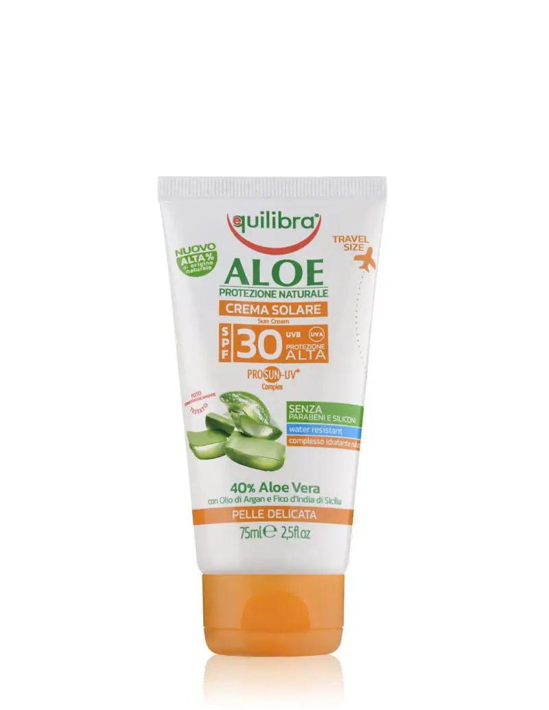 Aloe Crema Solare Spf30 Minitaglia Equilibra® 75ml