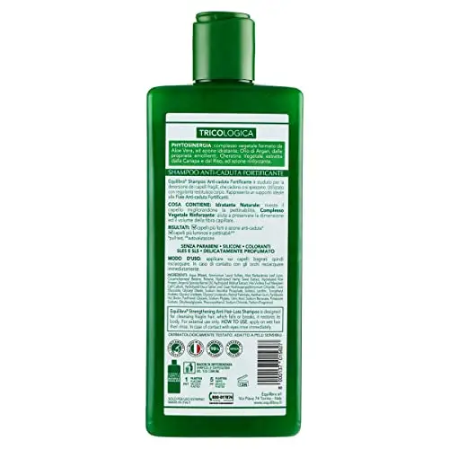 equilibra Capelli, Shampoo Anti-Caduta Fortificante, Deterge Delicatamente i Capelli Fragili, Evita Che Cadano o Si miniatura 2