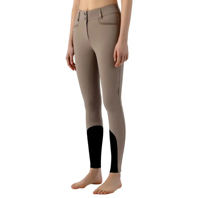 Pantaloni da equitazione full grip da donna Equiline Crystalef