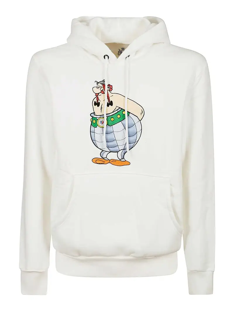 Felpa con cappuccio Bianco