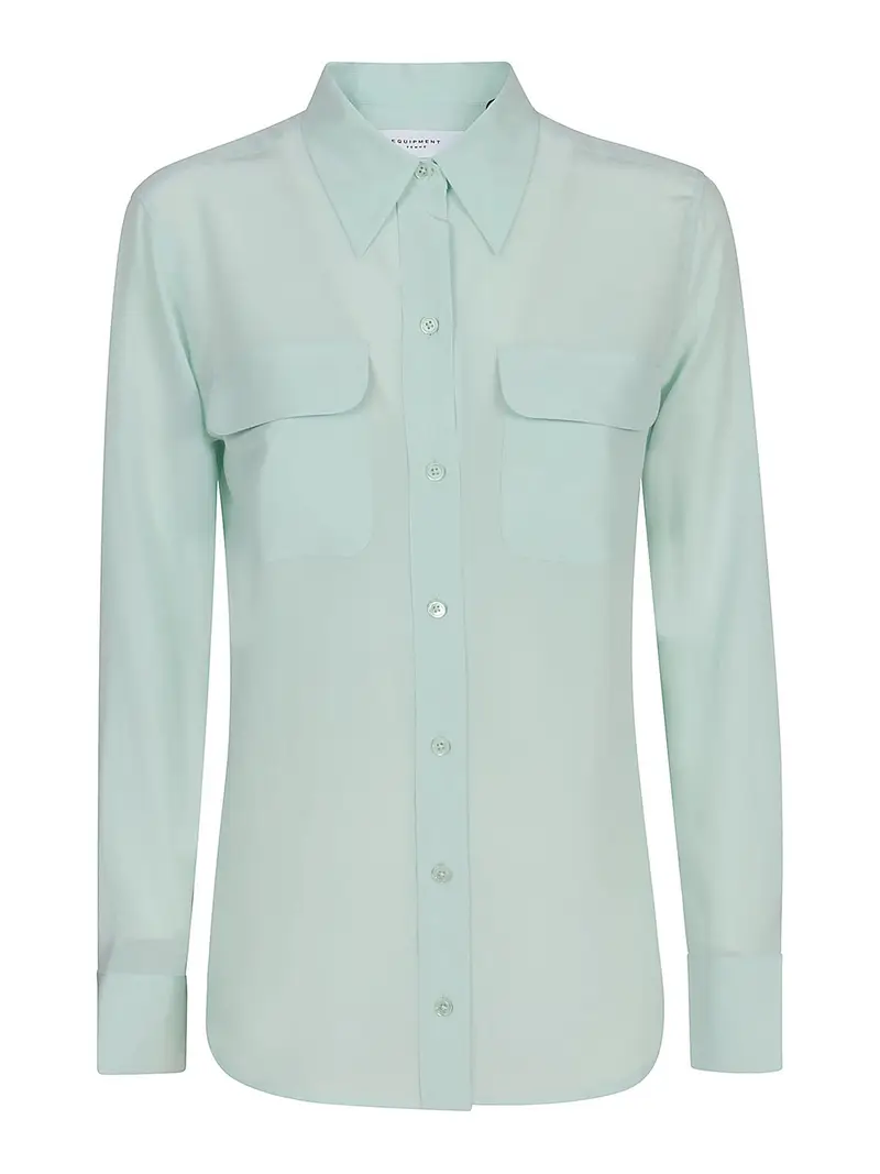 Camica slim Signature Verde