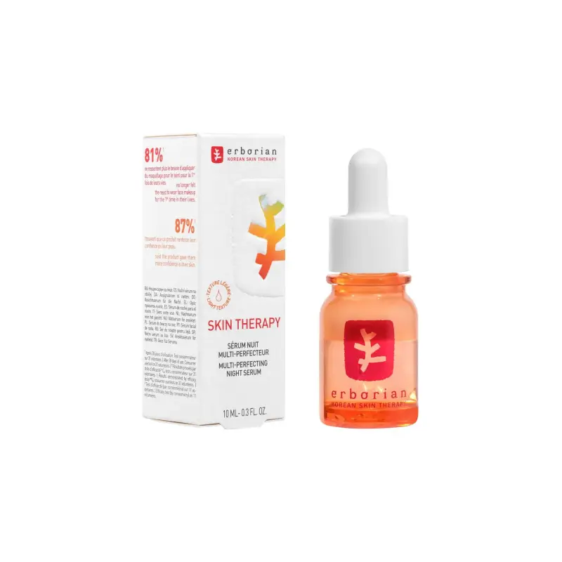Super Ingredients Skin therapy Serum - Trattamento antietà pelli mature, Crema viso pelle secca, Siero antirughe, Siero viso illuminante miniatura 2