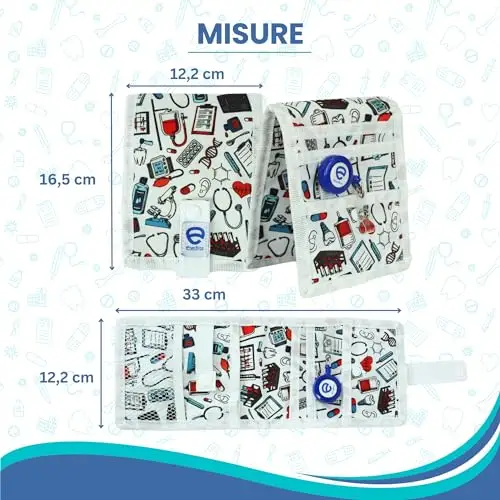ErenBros® Accessori Organizer Infermiere con Calamite - Tasca miniatura 3