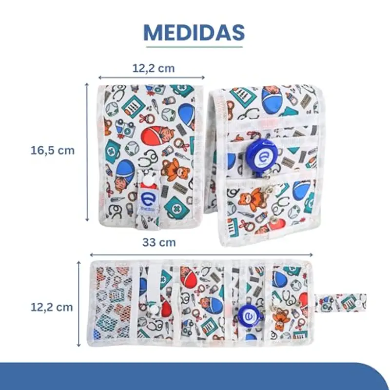 ErenBros® Accessori Organizer Infermiere con Calamite - Tasca - Porta Penne (PEDIATRA) miniatura 3