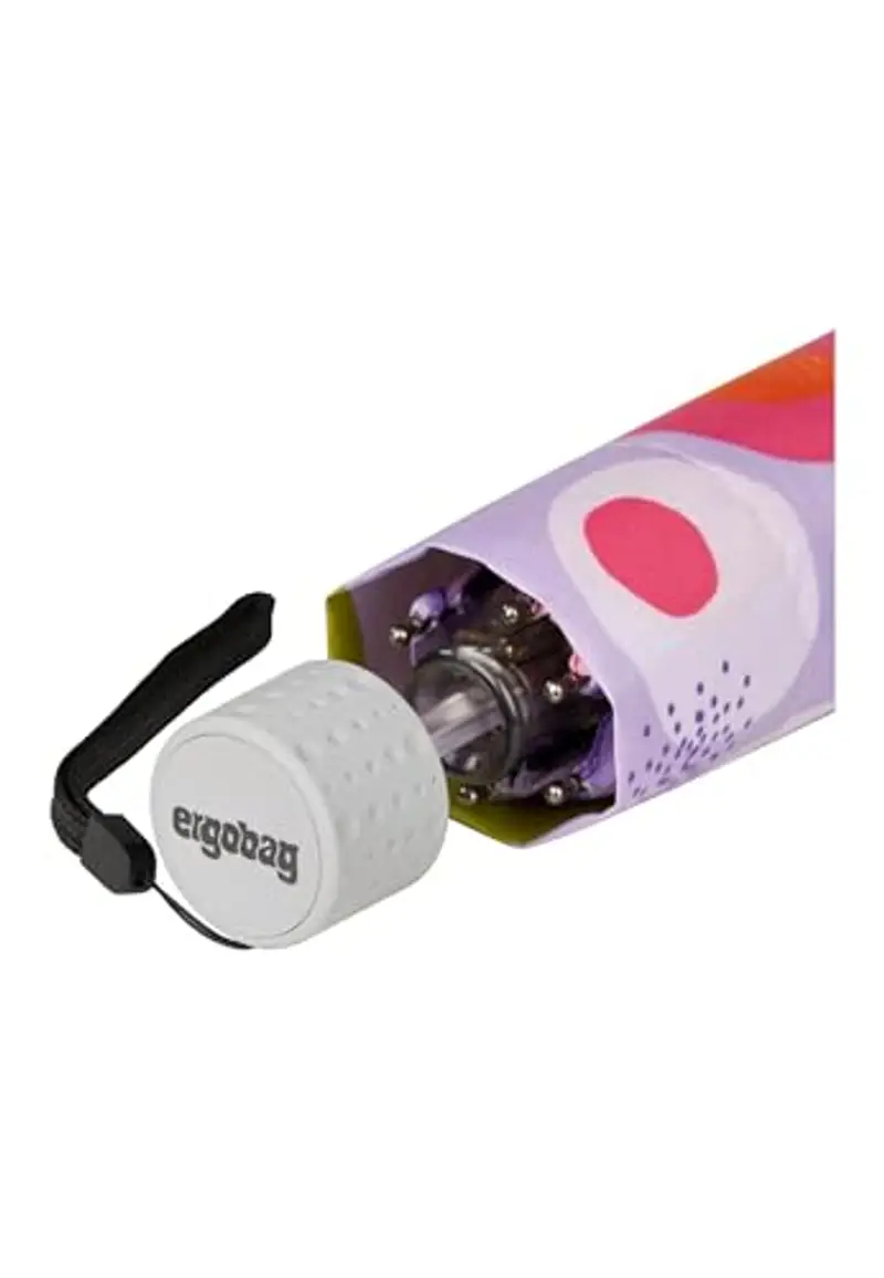 ergobag Ombrello da cartella per bambini, ultraleggero e piccolo con tasca, Ø90 cm miniatura 3