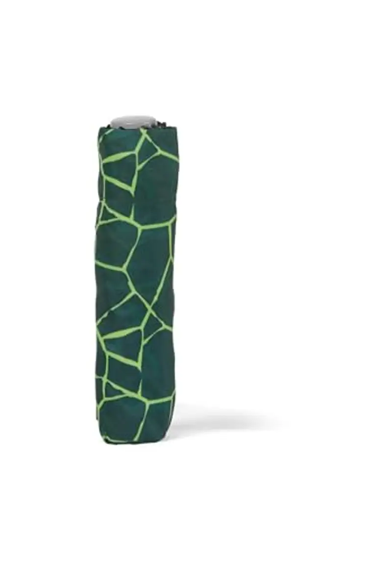 ergobag Ombrello Ombrello da cartella per bambini, ultraleggero e piccolo con tasca, Ø90 cm BearRex - Verde miniatura 2