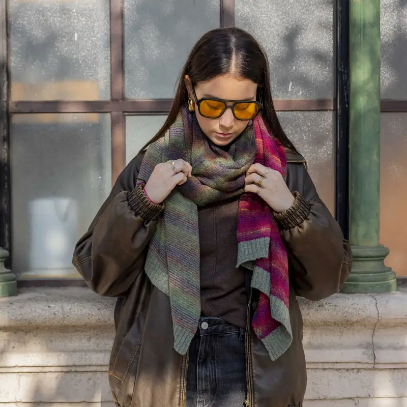 ERIBE Sciarpa Treeline Wrap Size