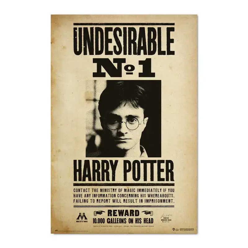 Poster Erik Harry Potter Undesirable Number 1