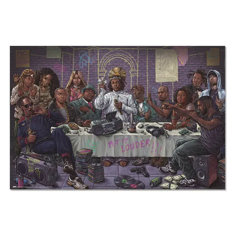 Poster Erik Hip Hop The Last Supper