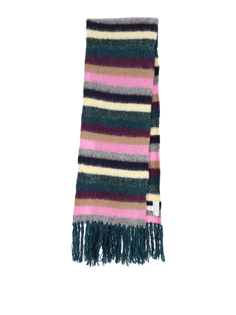 Sciarpa In Misto Alpaca Multicolore