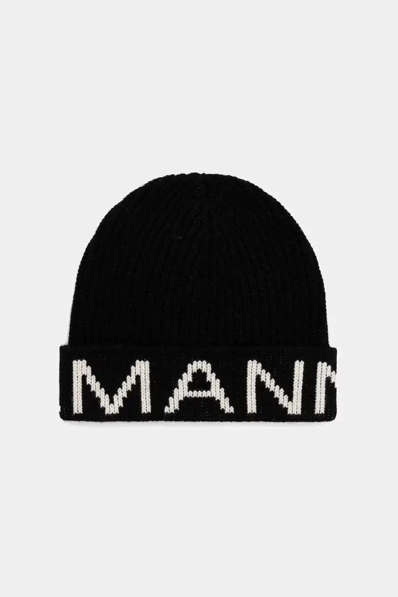 berretto in lana Nero