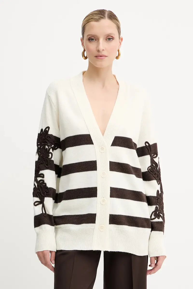 ERMANNO FIRENZE Cardigan Beige 4147855