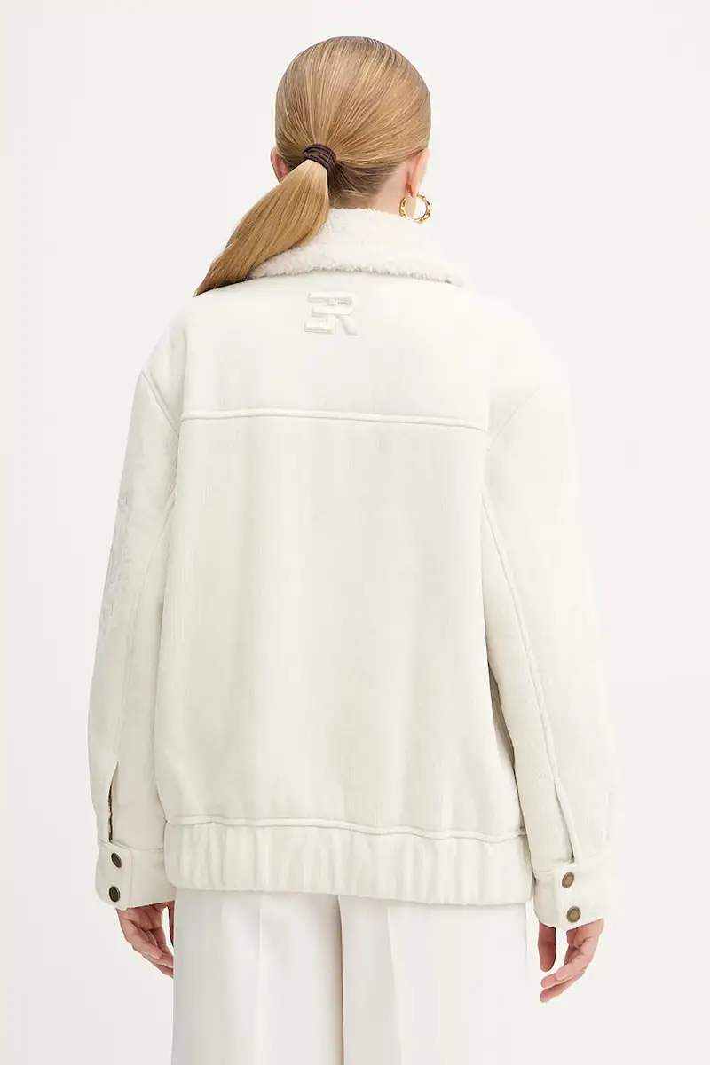 giacca in velluto a coste Beige miniatura 3