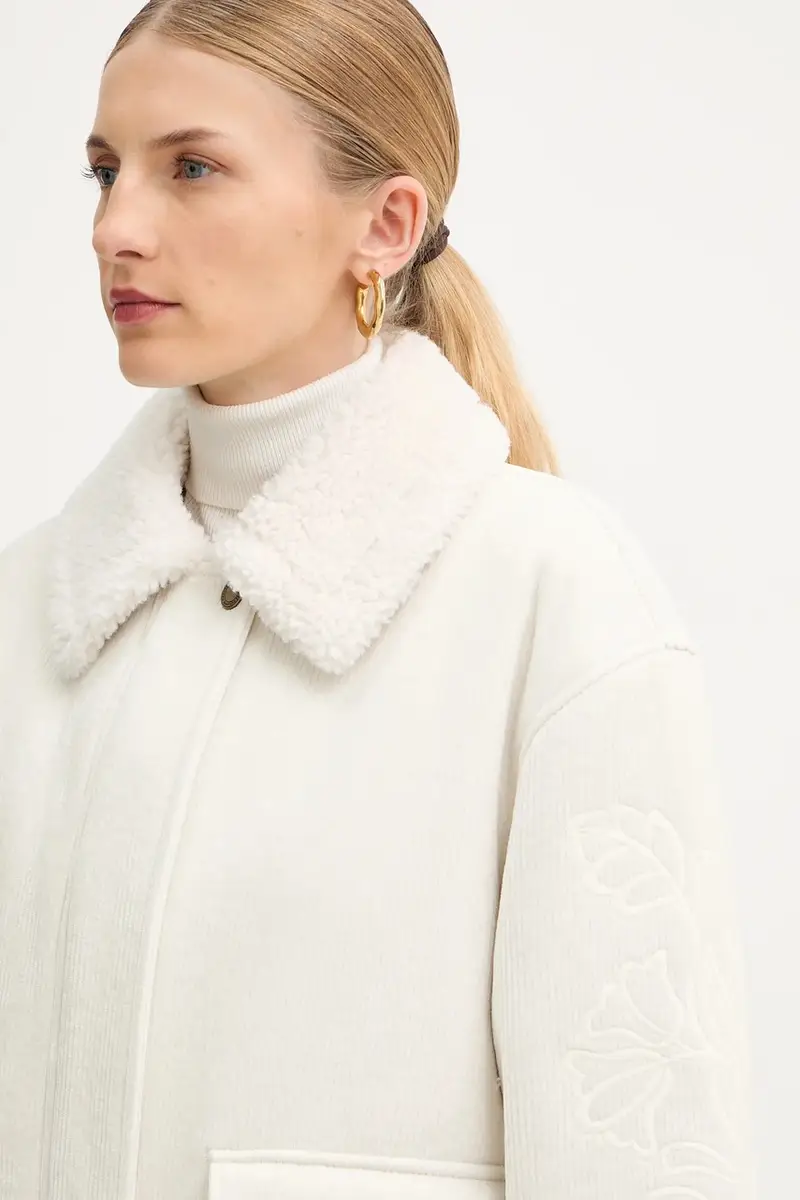 giacca in velluto a coste Beige miniatura 4