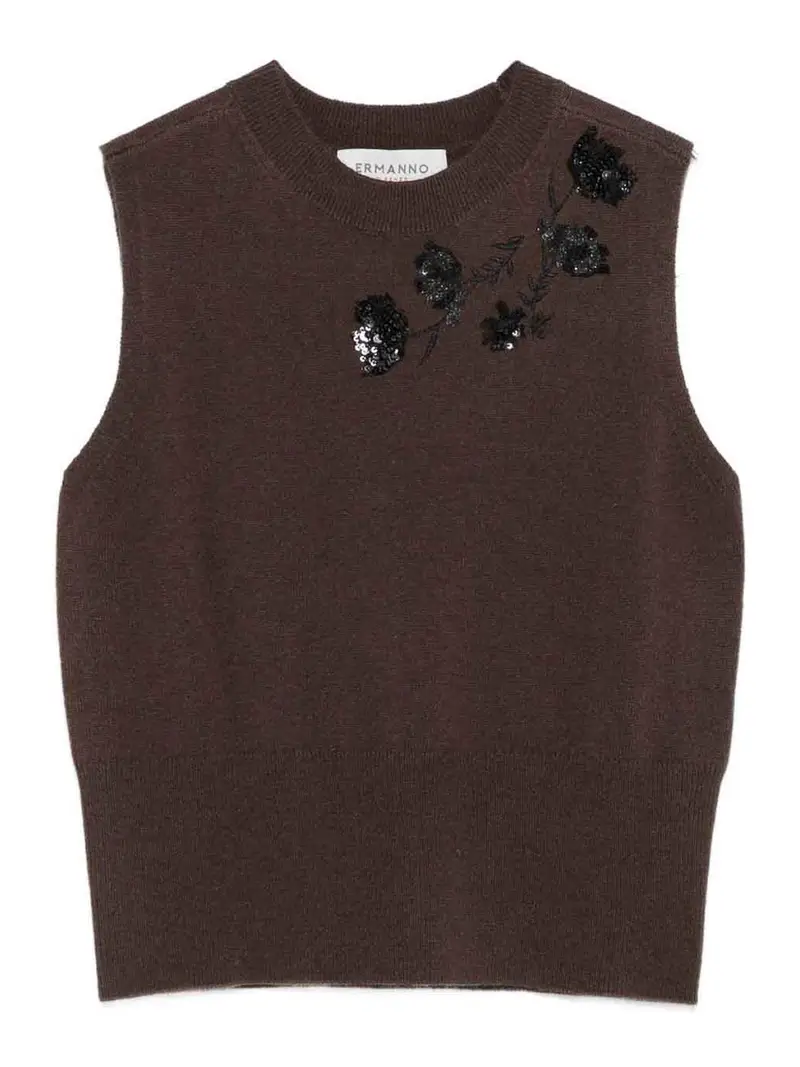 ERMANNO FIRENZE Gilet Marrone 4013025