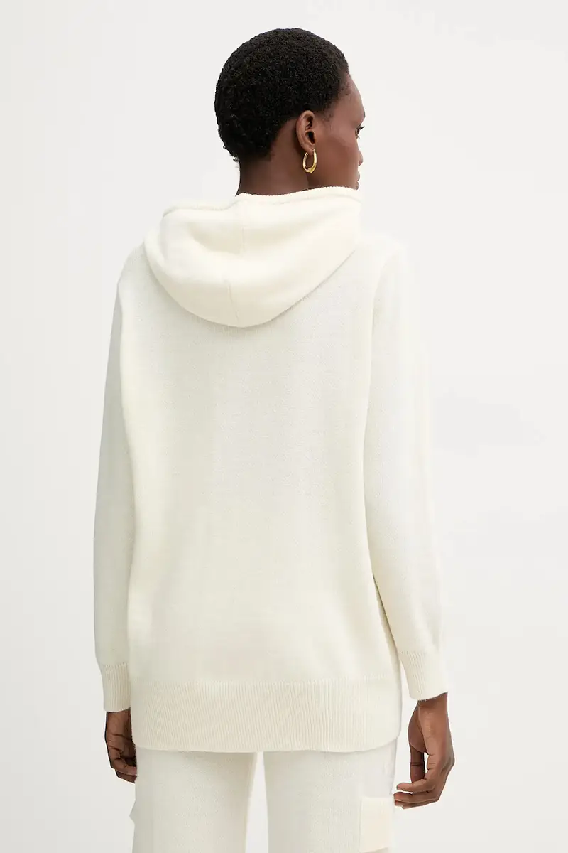 maglione con lana Beige miniatura 3