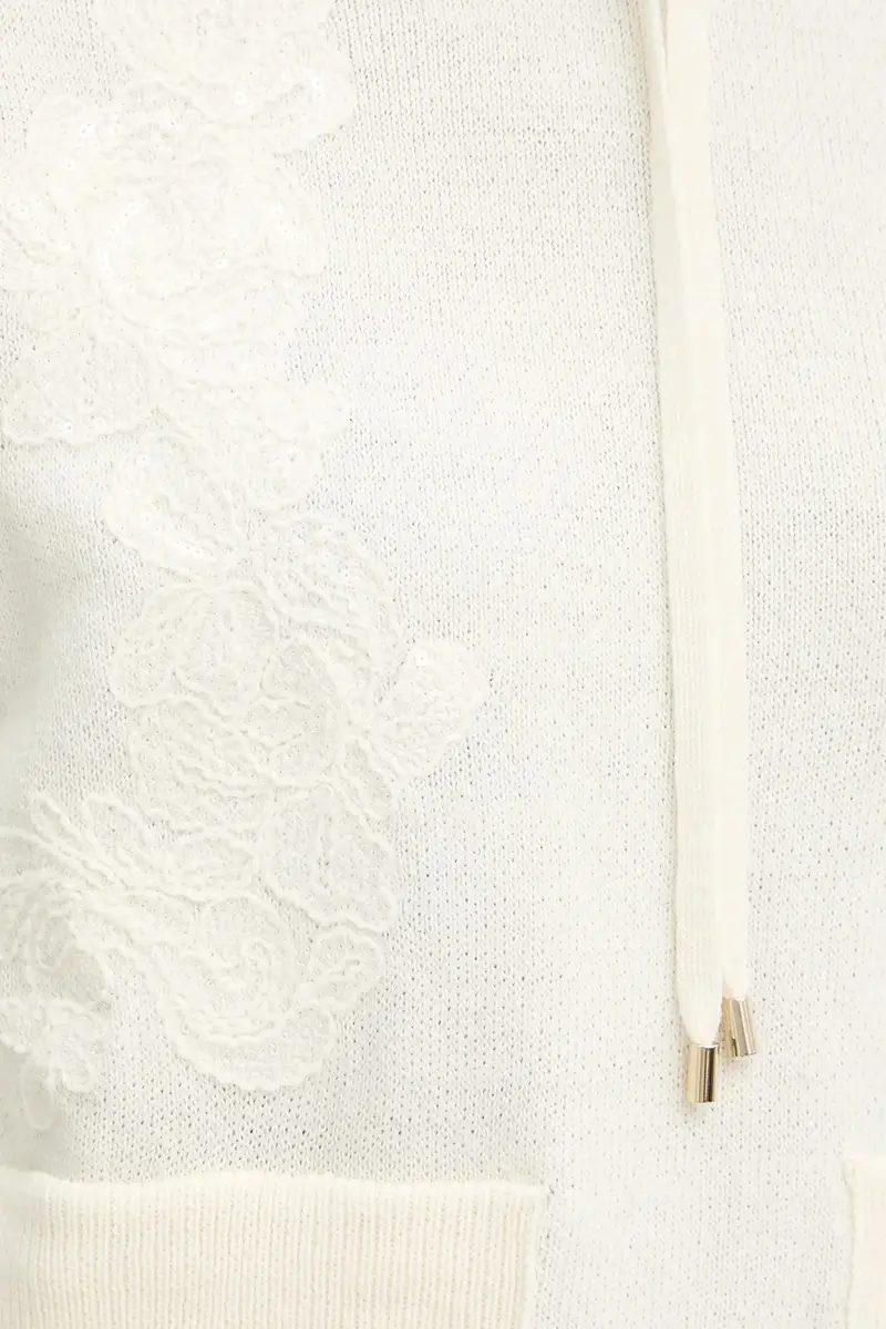 maglione con lana Beige miniatura 5