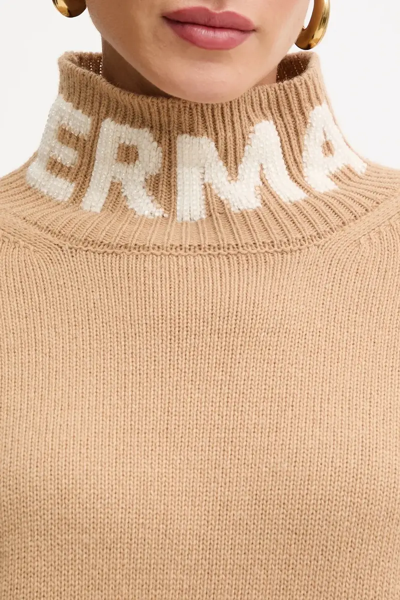 maglione in lana Beige miniatura 5