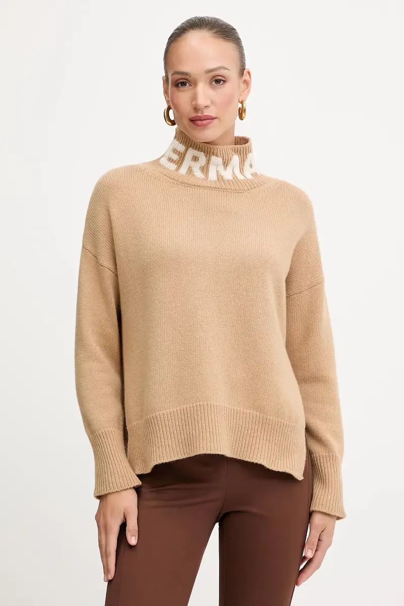 maglione in lana Beige