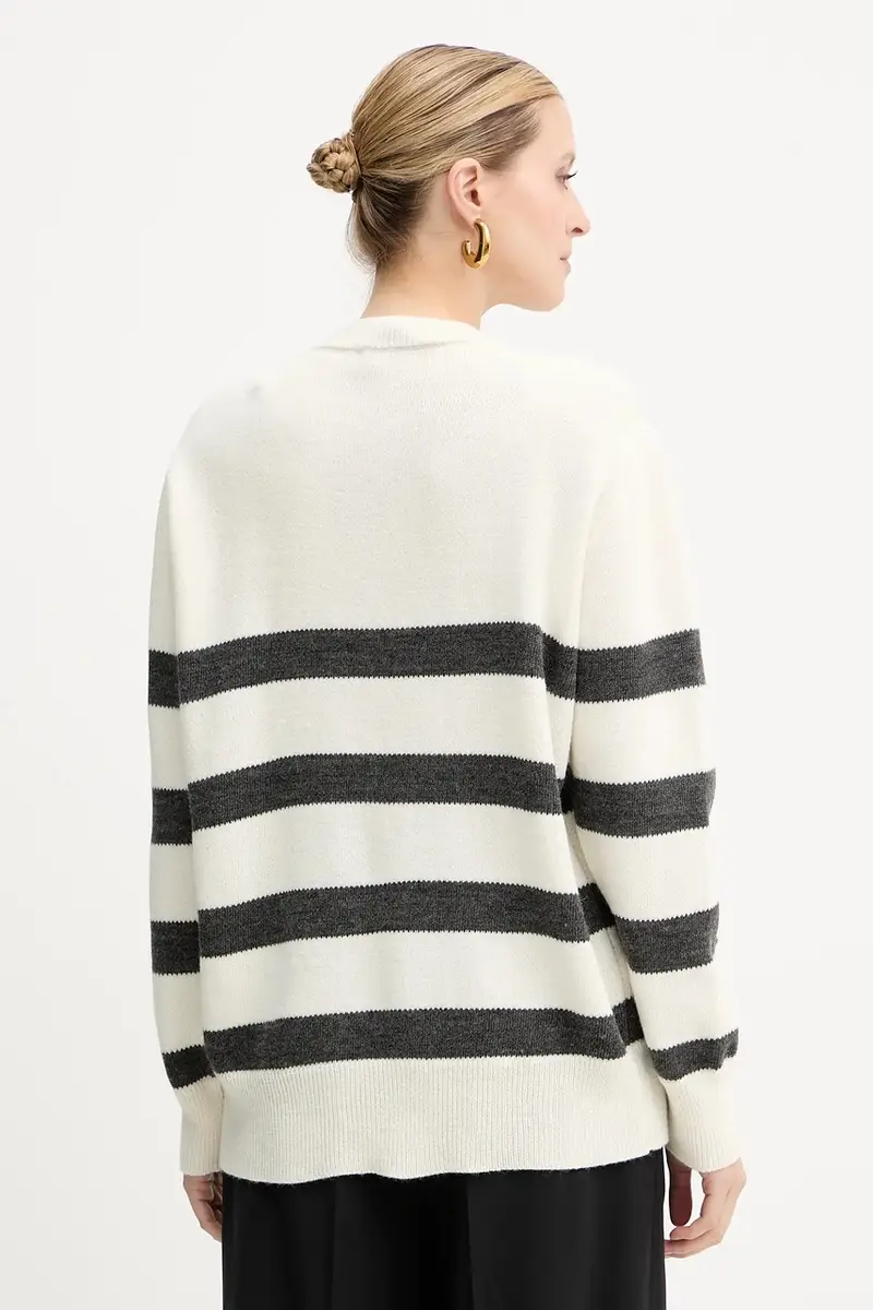 maglione in lana Beige miniatura 3