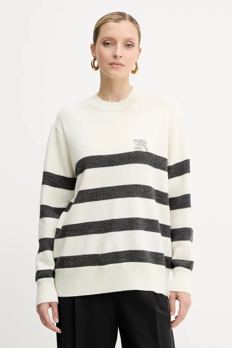 maglione in lana Beige