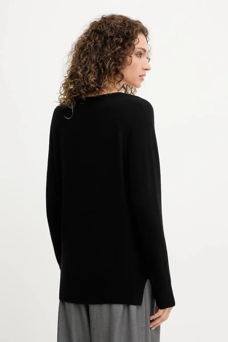 maglione in lana Nero miniatura 3