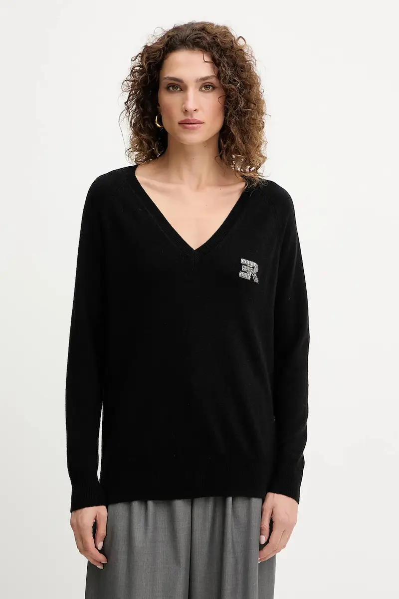 maglione in lana Nero