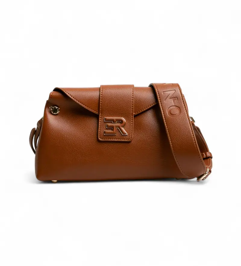 per donna 12401987 Borsa marrone Vally (OSFA), Casual, Poliuretano