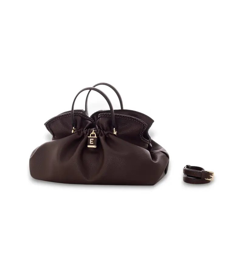 per donna 12402056 Borsa Octavia marrone (OSFA), Casual, Poliuretano
