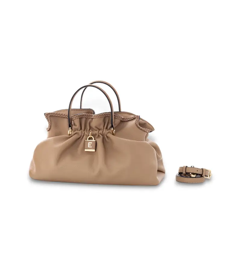 per donna 12402056 Borsa Octavia marrone (OSFA), Casual, Poliuretano