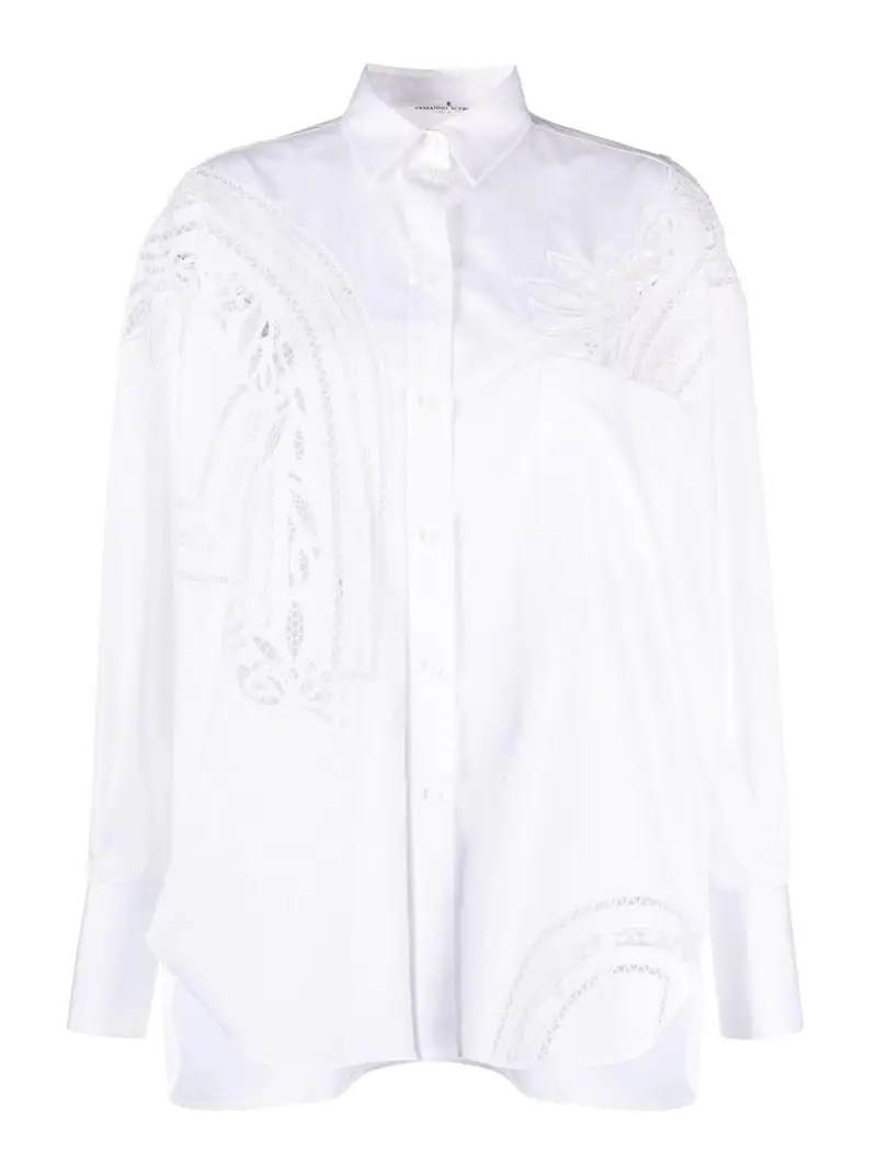 Camicia in cotone Bianco