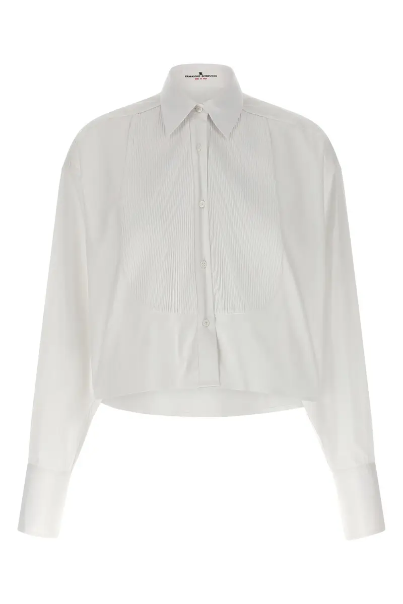 Camicia Plastron Bianco