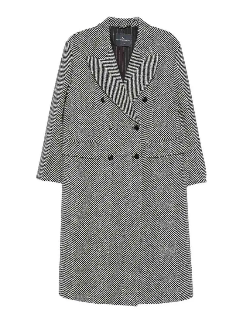 Cappotto Doppiopetto Bianco