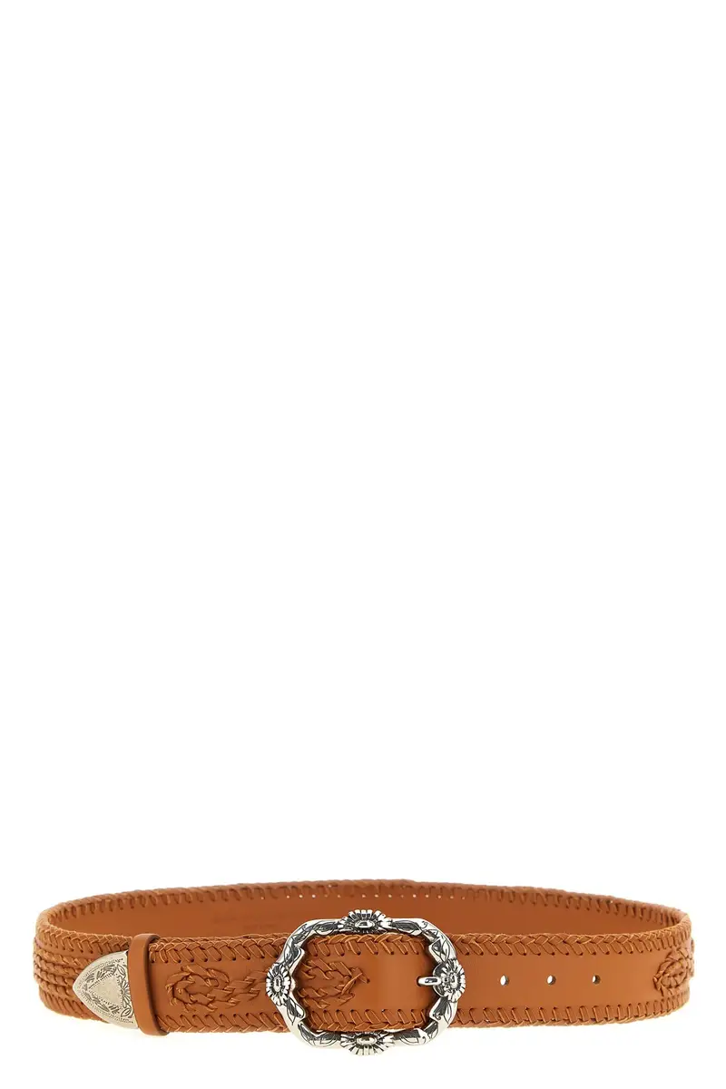 Cintura Ricamo Majaro Marrone