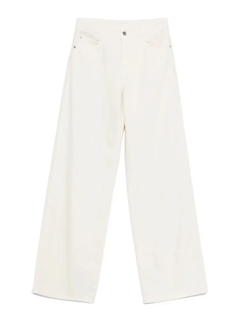 Jeans larghi Bianco