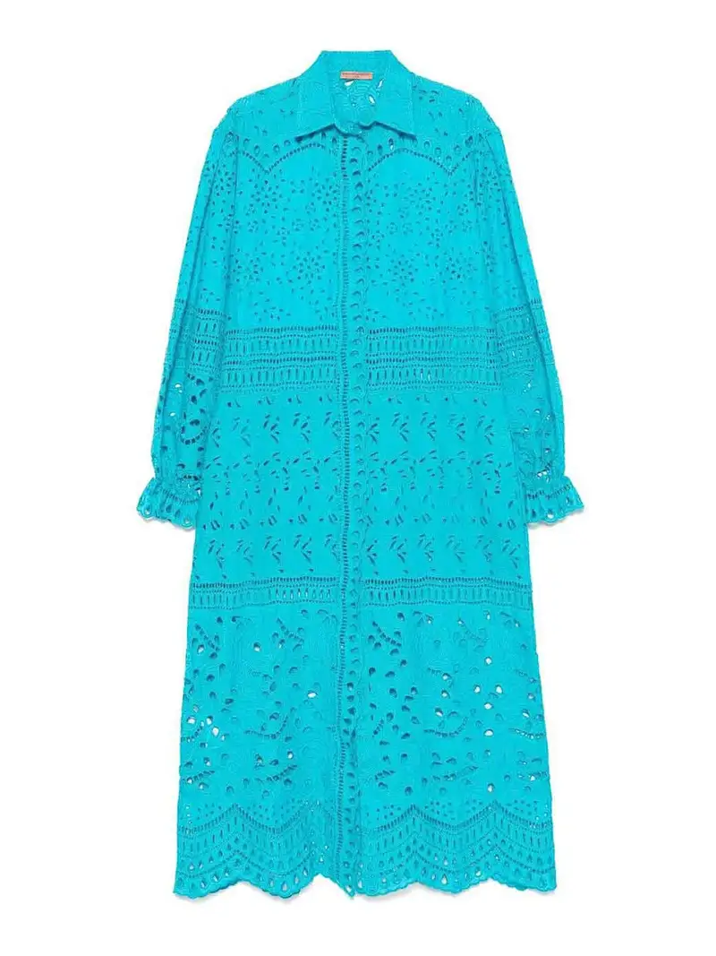 Kaftan lungo Blu