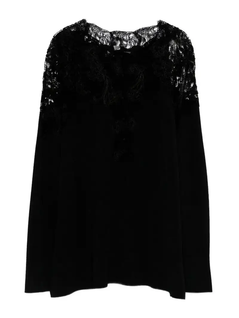 Maglia a maniche lunghe Nero