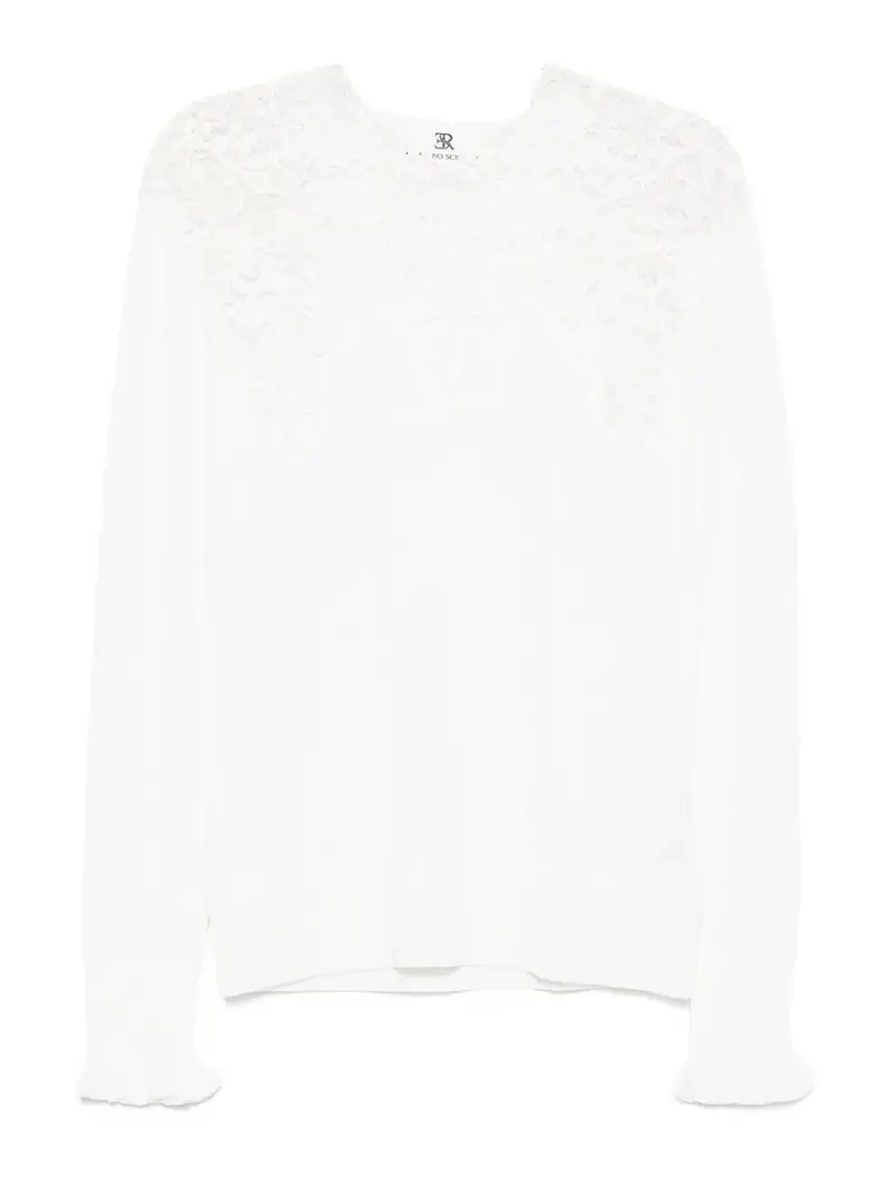 Maglione a maniche lunghe Bianco